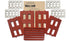 DPM HO 30138 - Two-Story Rectangular 4-Window