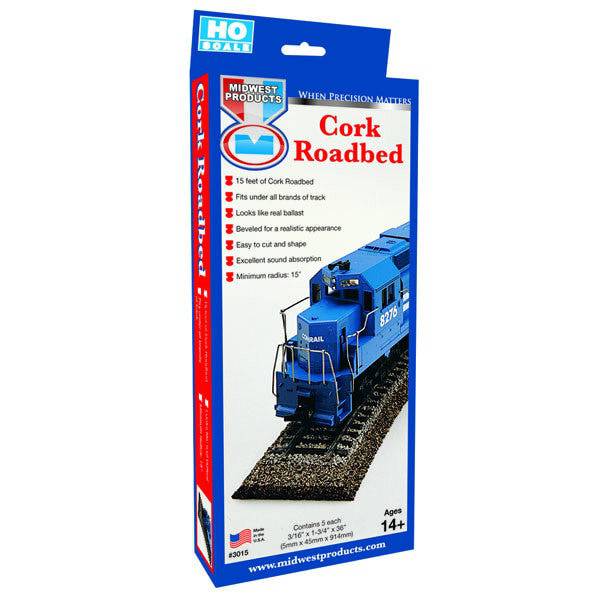 Midwest Products 3015 - HO Cork Roadbed (5 Pack)