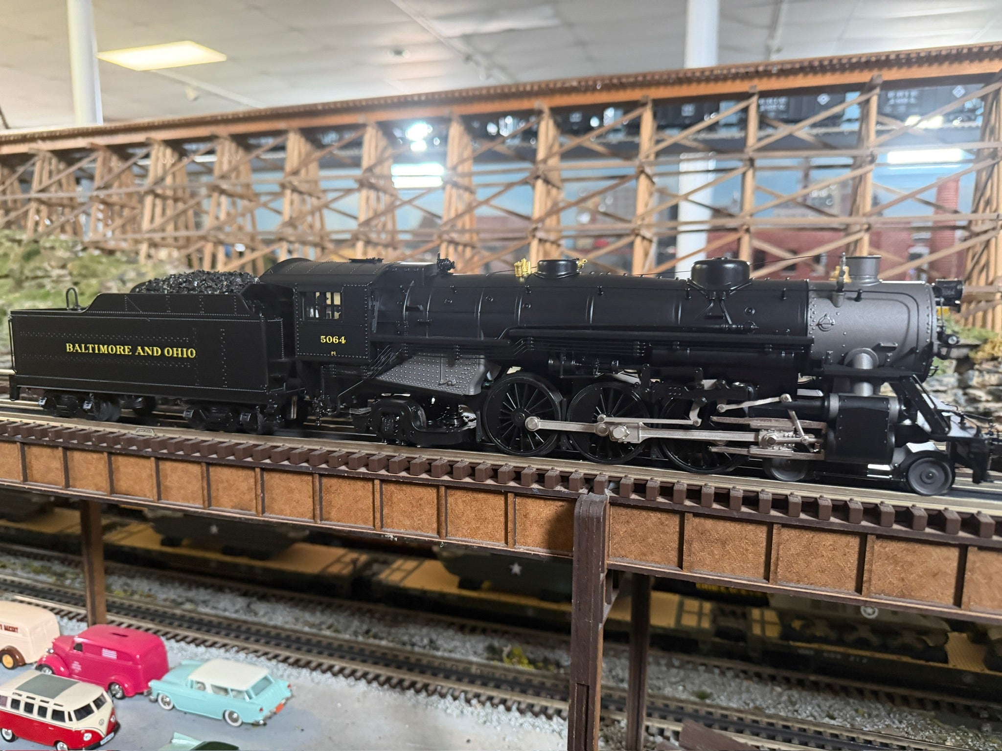 MTH 20-3984-1 - 4-6-2 USRA Heavy Pacific Steam Engine "Baltimore & Ohio" #5064 (Black) w/ PS3 - Custom Run for MrMuffin'sTrains