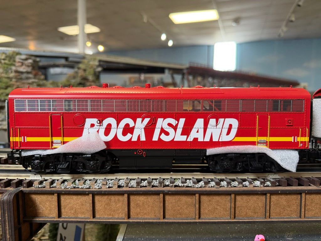 MTH - Premier - F-7 A/B Diesel Engine Set "Rock Island" #123/#11 w/ PS3 Set #1 - Custom Run for MrMuffin'sTrains - MrMuffin'sTrains