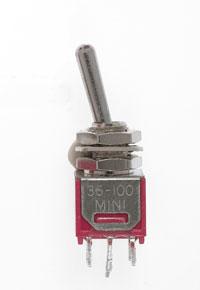 Miniatronics 36-100-05 - Sub Mini Toggle Switch - DPDT (3 Pack)