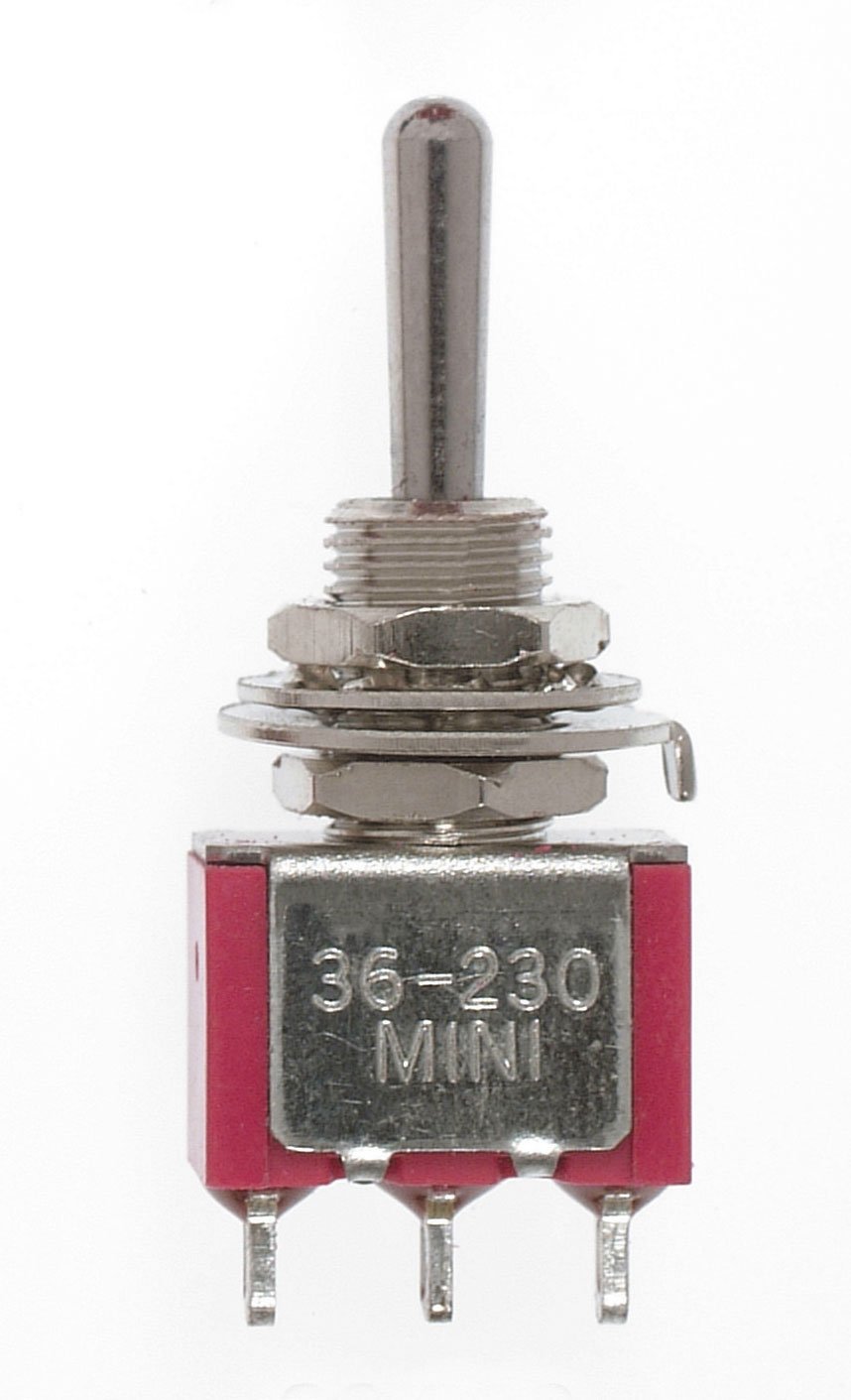 Miniatronics 36-230-08 - Mini Toggle Switch - Ctr Off - SPDT (8 Pack)