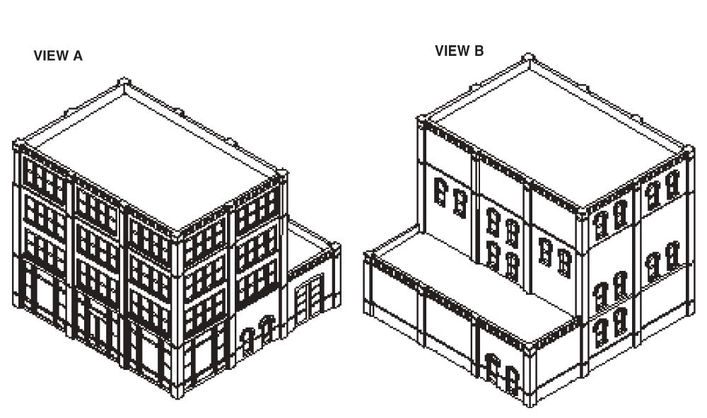 Woodland Scenics HO 36300 - Victorian Style Storefront Building Kit