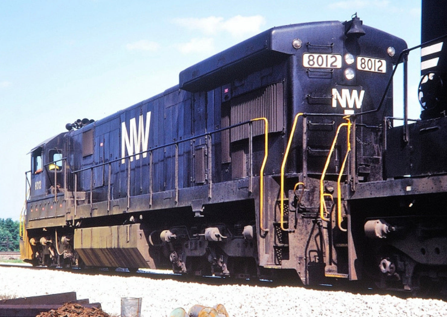 MTH 30-2126NWB-1 - C30-7 Diesel Engine "Norfolk & Western" #8012 w/ PS3 (Black) - Custom Run for MrMuffin'sTrains