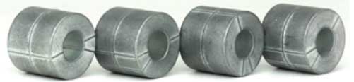 InterMountain HO P44600 - Coil Steel Metal Weight (4-Pack)
