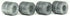 InterMountain HO P44600 - Coil Steel Metal Weight (4-Pack)