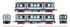 Rapido Trains HO 208503 - Budd 2600-Series Railcars "Chicago Transit Authority" #2929, 2930 (As Delivered Scheme)