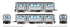 Rapido Trains HO 208007 - Budd 2600-Series Railcars "Chicago Transit Authority" #2955, 2956 (Speedlines Logo Scheme)