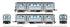 Rapido Trains HO 208511 - Budd 2600-Series Railcars "Chicago Transit Authority" #2999, 3000 (Circle Logo Scheme)