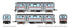 Rapido Trains HO 208014 - Budd 2600-Series Railcars "Chicago Transit Authority" #3179, 3180 (Work Motor Scheme)