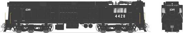 Rapido Trains HO 52013 - E44 Electric Engine "Conrail" #4428 (Black Scheme)