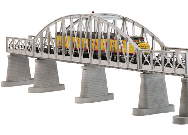Rail King 40-1013 Silver Steel Arch Bridge-Second hand-M4245