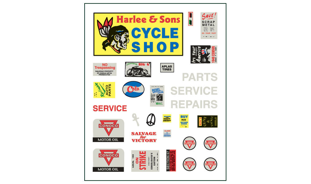 DPM HO 40600 - Harlee & Sons Cycle Shop Kit