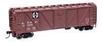 Walthers HO 910-40351 - Mainline - 40' AAR Single Sheathed Boxcar w/Dreadnaught Ends "Santa Fe" #125909