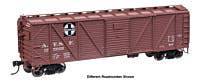 Walthers HO 910-40353 - Mainline - 40' AAR Single Sheathed Boxcar w/Dreadnaught Ends "Santa Fe" #125944