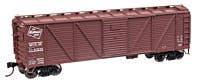 Walthers HO 910-40371 - Mainline - 40' AAR Single Sheathed Boxcar w/Dreadnaught Ends "Milwaukee Road" #714003