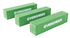 Walthers HO 949-18200 - SceneMaster - 40' Hi Cube Corrugated Container "Evergreen" w/ Flat Roof (3 Pack)