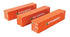 Walthers HO 949-18203 - SceneMaster - 40' Hi Cube Corrugated Container "Hyundai" w/ Flat Roof (3 Pack)