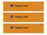 Walthers HO 949-18252 - SceneMaster - 40' Hi Cube Corrugated Container "Hapag-Lloyd" (3 Pack)