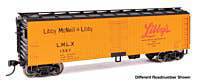Walthers HO 910-41314 - Mainline - 40' Wood Reefer w/ Steel Ends "LMLX" #1590 (Libby)