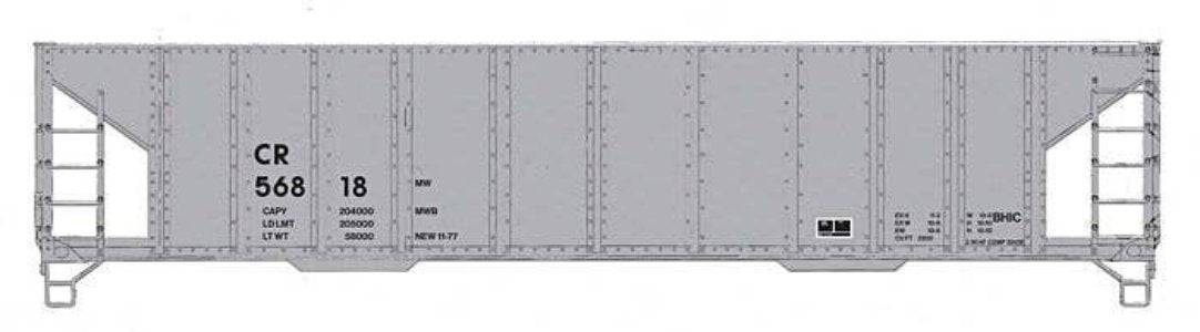 Walthers HO 910-57013 - Mainline - 41' Ballast Hopper "Conrail" #56818