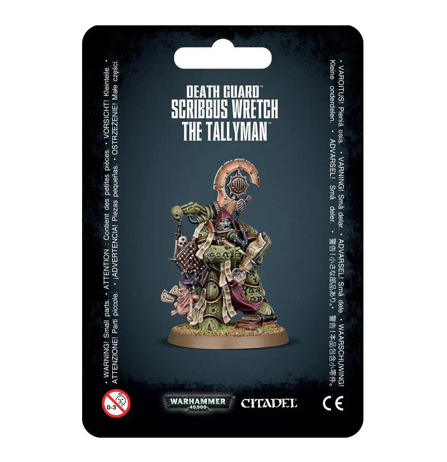 Games Workshop 43-45 - Warhammer 40,000 - Death Guard: Scribbus Wretch, the Tallyman