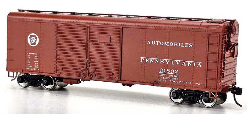 Bowser HO 43318 - X31B Round Roof Box Car "Pennsylvania" #61860 (4-Dr, Flush Roof) Circle Keystone
