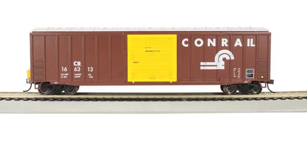 Bachmann HO 14907 - ACF 50'6" Outside-Braced Boxcar "Conrail" #166313 w/ Flashing End-Of-Train Device