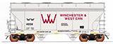 InterMountain HO 46554 - ACF 2-Bay Covered Hopper "Winchester & Western"