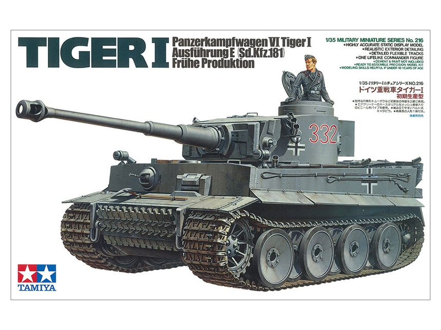 Tamiya 35216 - German Tiger I Early - 1/35 Scale Model Kit