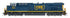 InterMountain HO 94718-09 - DCC - GE ES44AC Gevo Diesel Locomotive "CSX" #3123