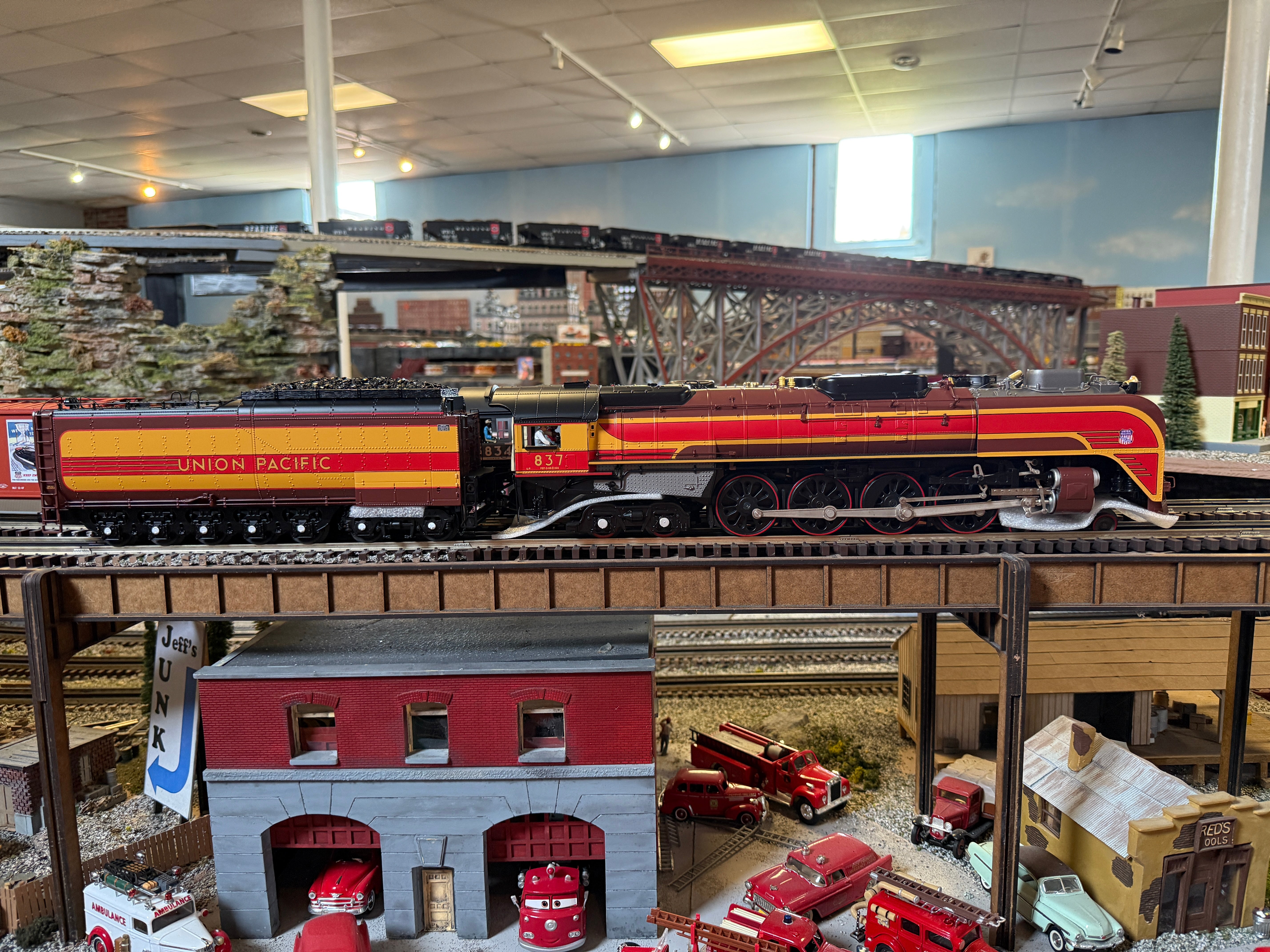 MTH 20-3968-1 - FEF 4-8-4 Northern Steam Engine "Union Pacific" #837 w/ PS3 ('49er Scheme) Coal - Custom Run for MrMuffin'sTrains