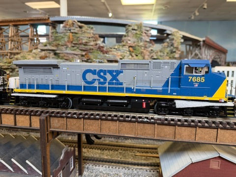 MTH 20-21971-1 - Dash-8 Diesel Engine "CSX" #7690 w/ PS3