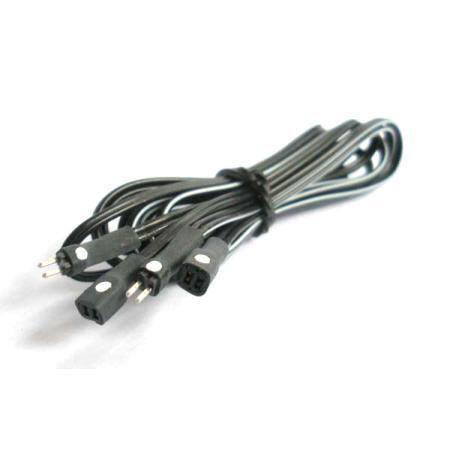 Miniatronics 50-001-02 - 2 Pin Micro Mini Connector w/ 12" Flexible Leads (2 Pack)