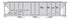 Walthers HO 910-49411 - Mainline - 50' Pullman-Standard PS-2CD 4427 3-Bay Covered Hopper "Denver & Rio Grande Western" #15095