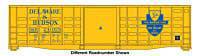 Walthers HO 910-46709 - Mainline - 50' Waffle Side Boxcar "Delaware & Hudson" #24052