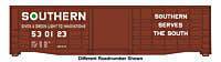 Walthers HO 910-46724 - Mainline - 50' Waffle Side Boxcar "Southern Railway" #531006