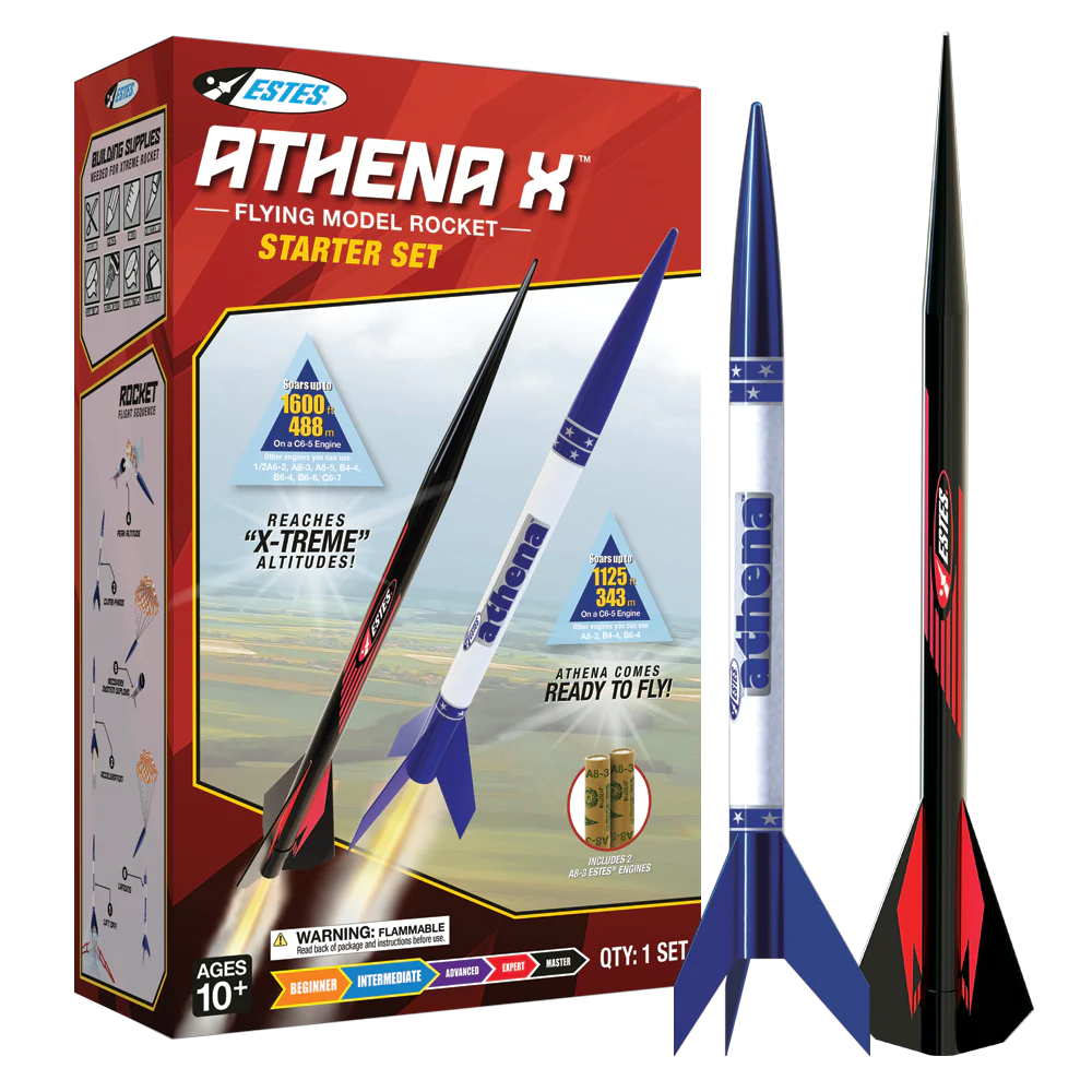 Estes 5304 - Beginner - Athena X Starter Set Rocket Kit – MrMuffin