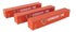 Walthers HO 949-18500 - SceneMaster - 53' Corrugated Container "Canadian Tire" (3 Pack)