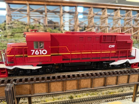 MTH 20-22062-1 - Premier - RS-11 Low Hood Diesel Engine "Conrail" #7612 w/ PS3