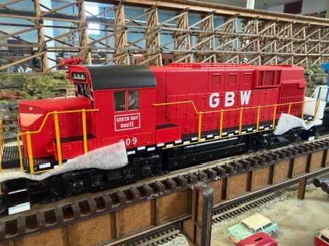 MTH 20-22061-1 - Premier - RS-11 Low Hood Diesel Engine "Green Bay & Western" #309 w/ PS3