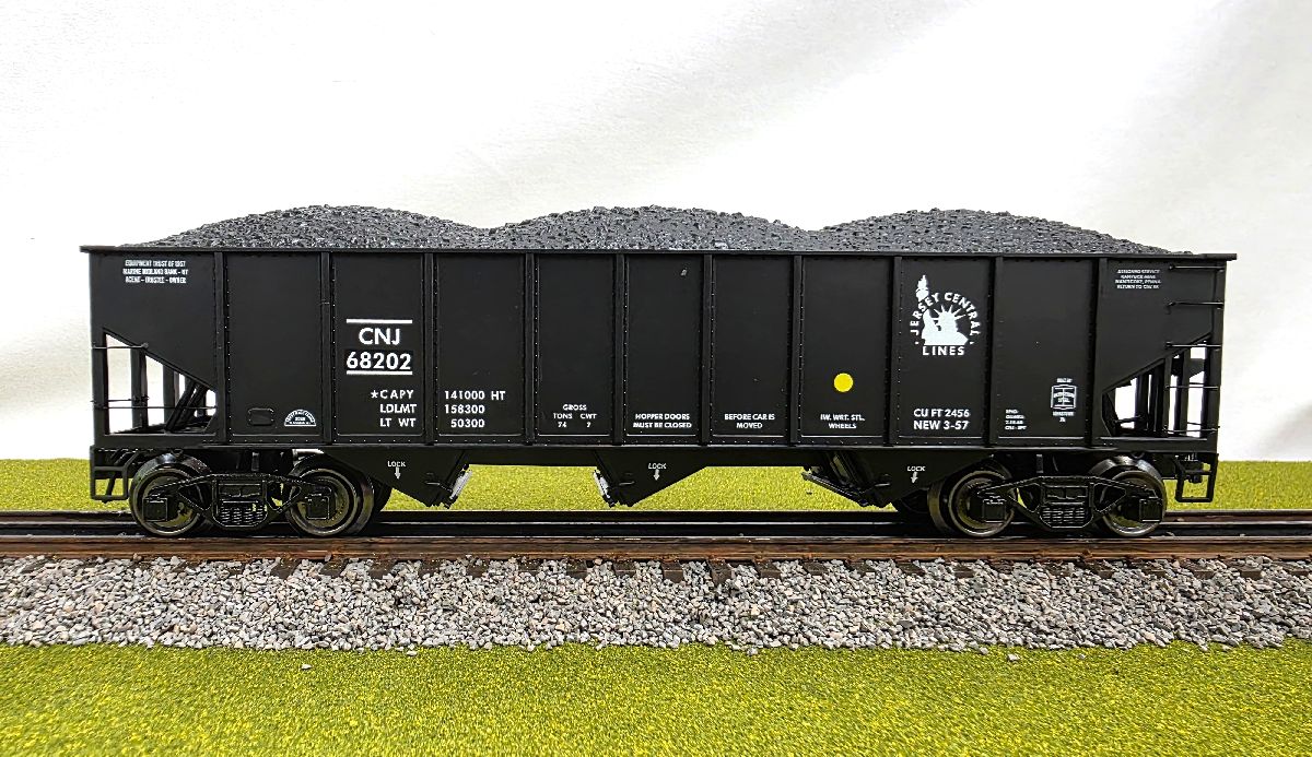 Ready Made Trains RMT-66226 - 70 Ton 3-Bay Coal Hopper Car "Jersey Central"