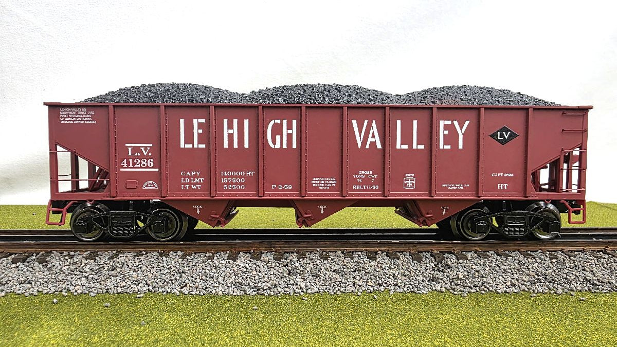 Ready Made Trains RMT-66238 - 70 Ton 3-Bay Coal Hopper Car "Lehigh Valley"