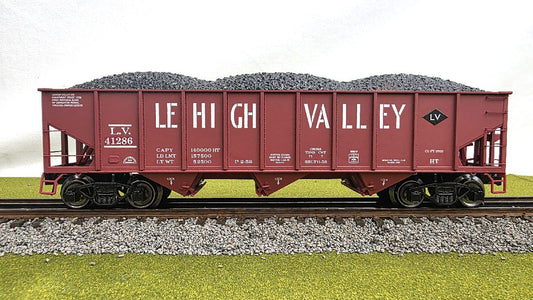 Ready Made Trains RMT-66238 - 70 Ton 3-Bay Coal Hopper Car "Lehigh Valley"