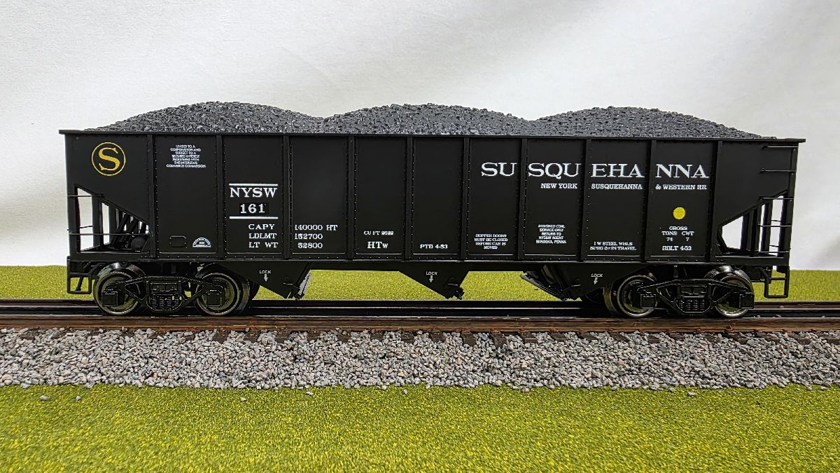 Ready Made Trains RMT-66243 - 70 Ton 3-Bay Coal Hopper Car "Susquehanna"