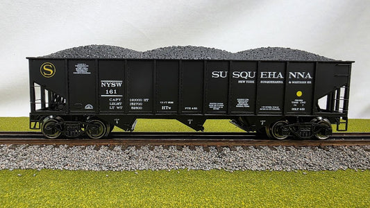 Ready Made Trains RMT-66243 - 70 Ton 3-Bay Coal Hopper Car "Susquehanna"