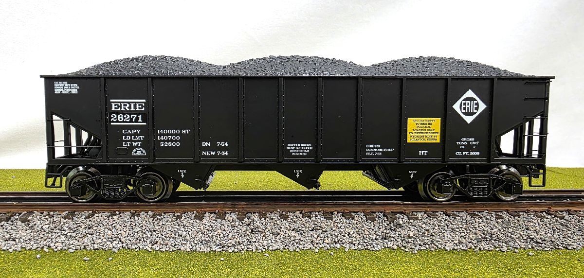 Ready Made Trains RMT-66259 - 70 Ton 3-Bay Coal Hopper Car "Erie"