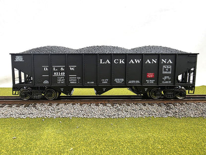 Ready Made Trains RMT-66280 - 70 Ton 3-Bay Coal Hopper Car "Lackawanna"
