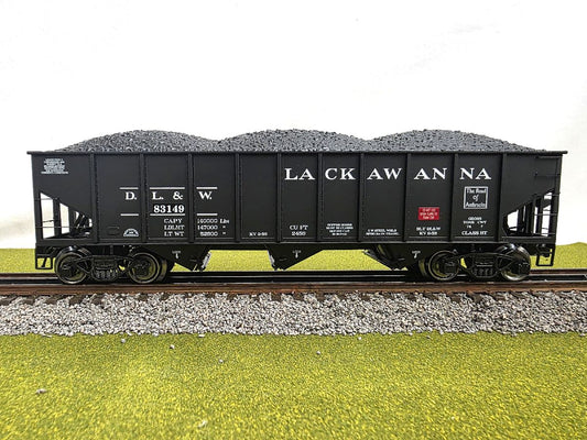 Ready Made Trains RMT-66280 - 70 Ton 3-Bay Coal Hopper Car "Lackawanna"