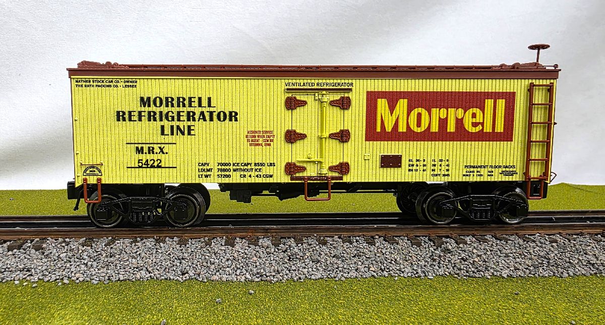 Ready Made Trains RMT-86199-167 - 36' Woodside Reefer Car "Morrell"